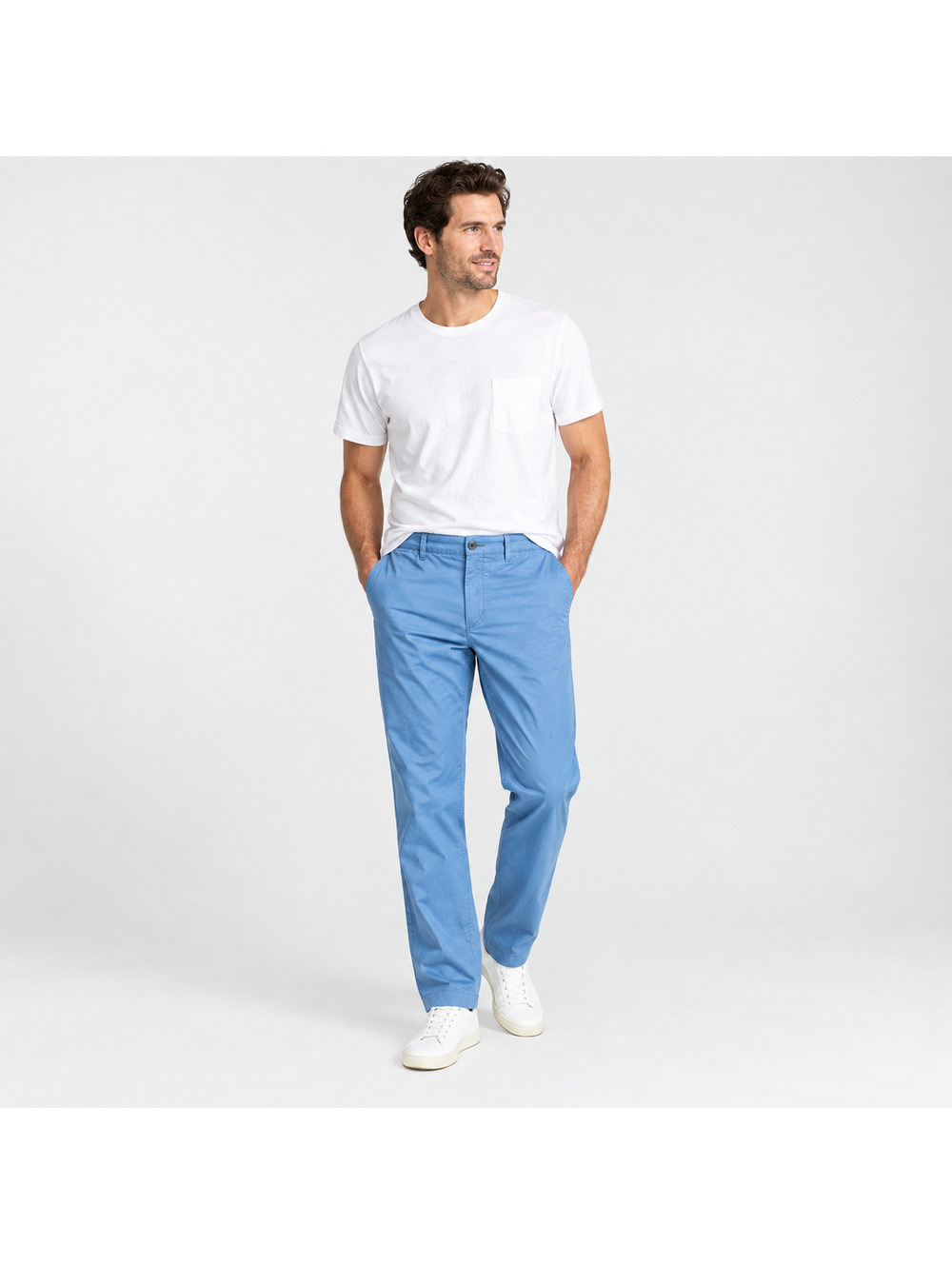 J.Crew 770 Lightweight Men's Blue Chino Pants 36x32 100% Cotton